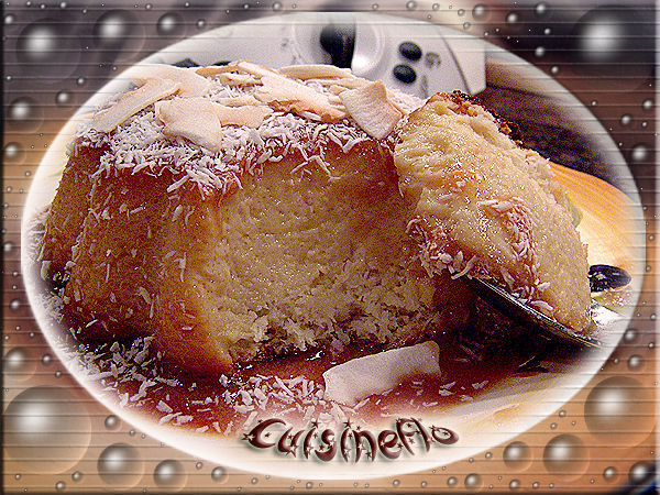 Délice onctueux et son caramel au lait de coco !