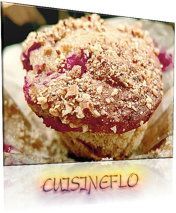 Muffins aux canneberges / Bananes sans gluten ni lait.