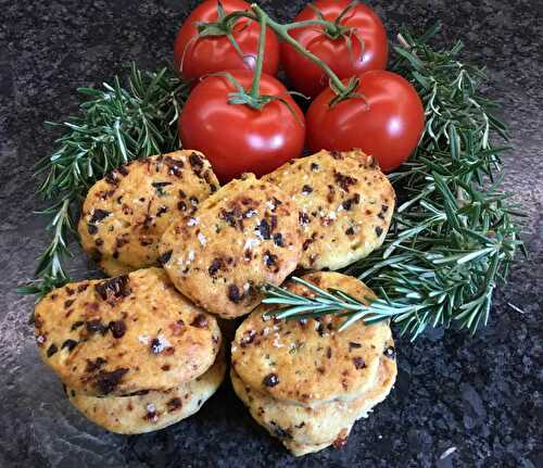 Cookies aux tomates et olives noires - Cuisiner à ma façon