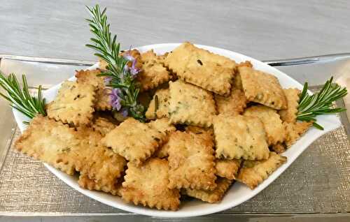 Crackers au romarin - Cuisiner à ma façon