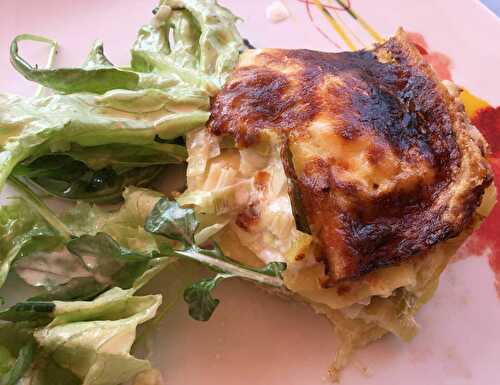 Lasagnes saumon et poireaux - Cuisiner à ma façon