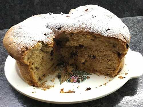 Panettone aux pépites de chocolat - Cuisiner à ma façon