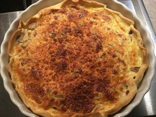 Quiche aux cèpes frais  - Cuisiner à ma façon