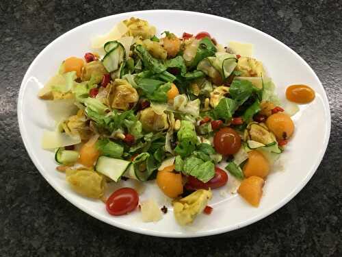 Salade aux tortellinis croustillants  - Cuisiner à ma façon