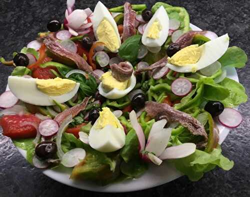 Salade façon niçoise  - Cuisiner à ma façon