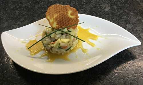 Tartare de noix de Saint-Jacques, vanillé et fruits de la passion - Cuisiner à ma façon