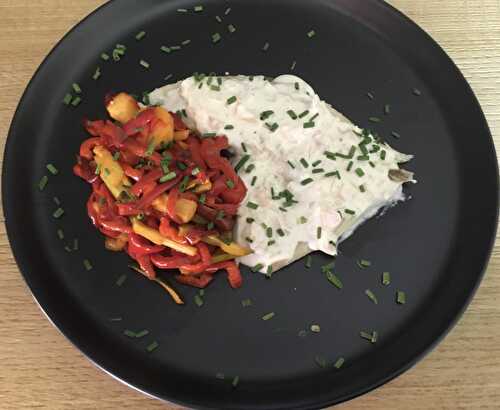 Turbot à la plancha, sauce aux échalotes  - Cuisiner à ma façon