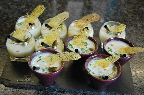 Velouté d’asperges blanches et ses tuiles dentelle au curry - Cuisiner à ma façon