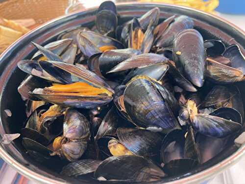 Moules au Pineau - Cuisiner à ma façon