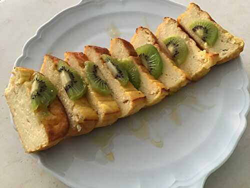 2💚1💙1💜GÂTEAU DE SEMOULE KIWI (de Mymie)