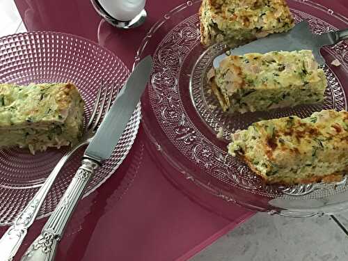4💚3💙💜CAKE COURGETTE FROMAGE (de Mymie)