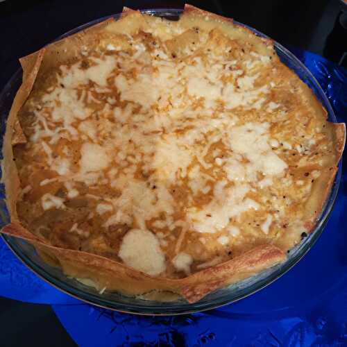 TARTE À LA COURGE SANS PÂTE