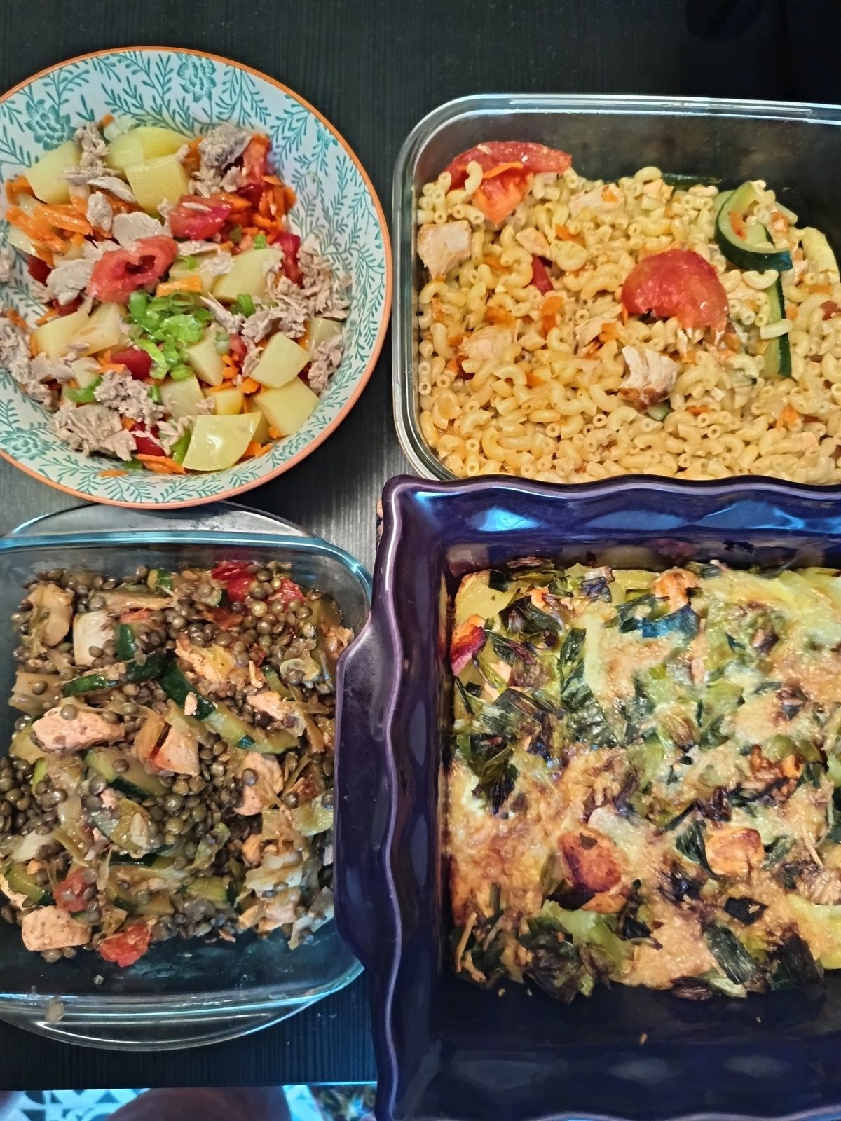 EN 1h30 BATCH COOKING 4 PLATS 