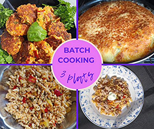 BATCH COOKING 3 PLATS