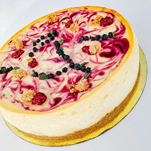 Cheesecake New-Yorkais aux fruits rouges sans gluten