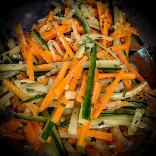 Salade Thaï - Concombre Carottes sans gluten