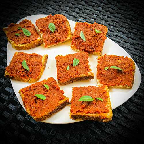 Tartinade de Tomates séchées sans gluten