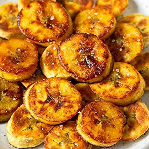 Bananes Plantain rôties au four