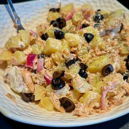 Salade de Pommes de terre au Saumon cuit