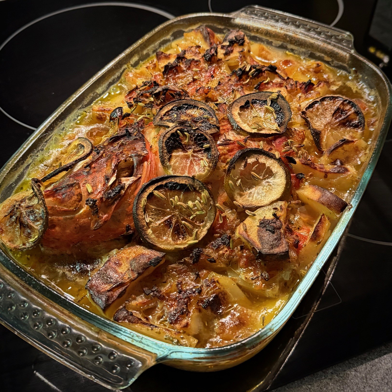 Chapon rôti au four de Momo