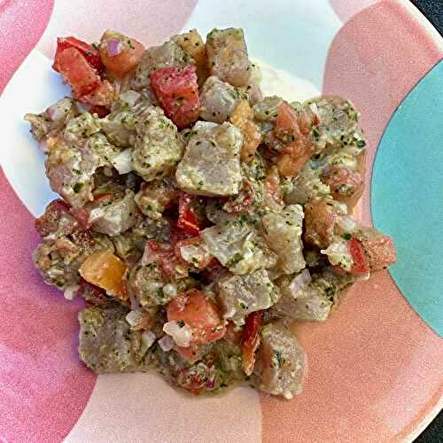 Tartare de Gambas Passion de Momo