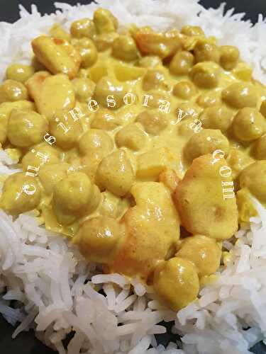 Curry de carottes et pois chiche