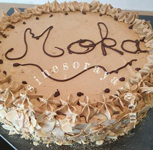 Gâteau Moka au café - cuisinesoraya.com
