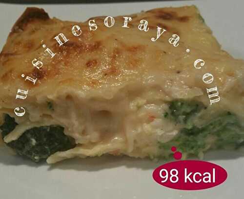 Lasagne au cabillaud, au brocoli et aux crevettes