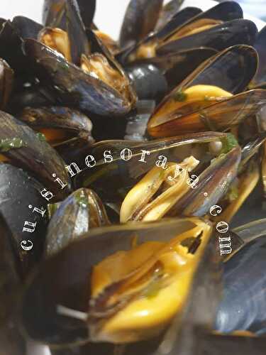 Moules marinières sans alcool