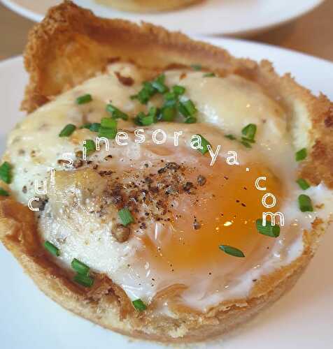 Oeuf cocotte dans son pain de mie