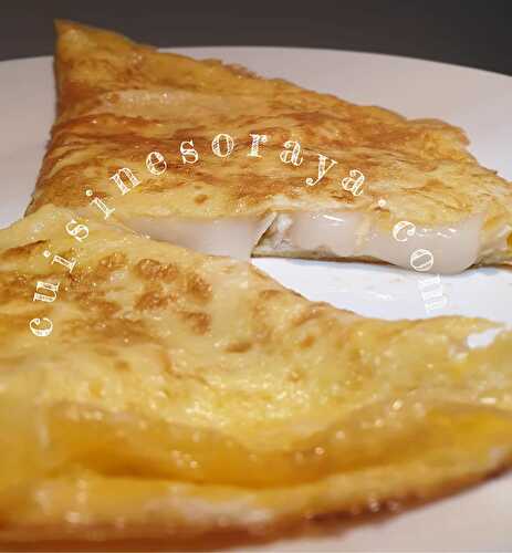 Omelette au chèvre