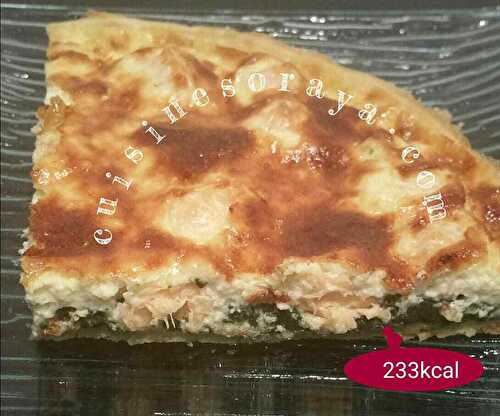 Quiche saumon épinards