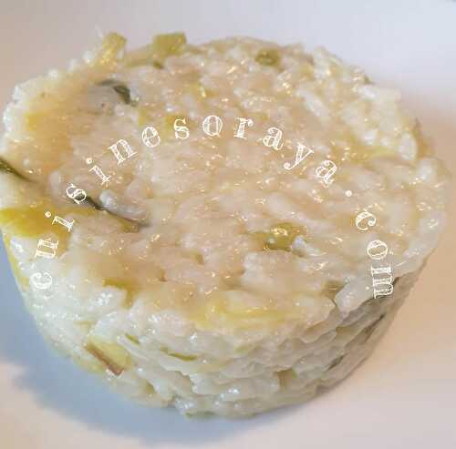 Risotto aux poireaux