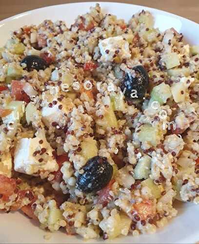 Salade boulgour et quinoa