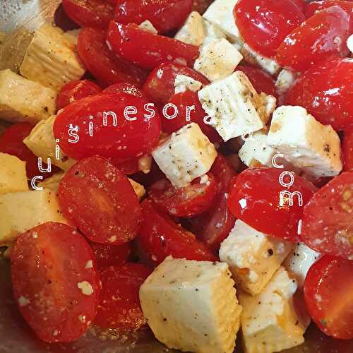 Salade de tomate  - cuisinesoraya.com