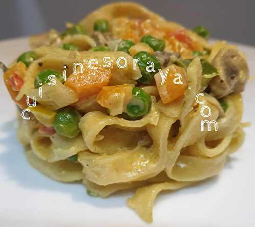 Tagliatelle au légumes