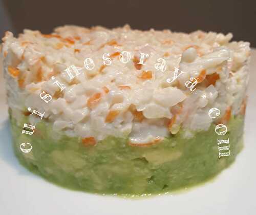 Tartare crabe avocat