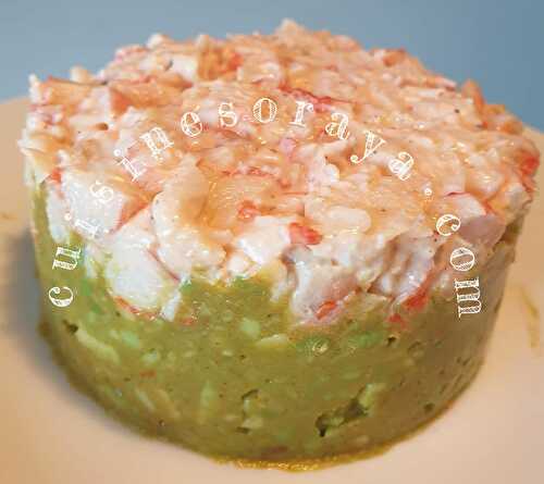 Tartare crevettes avocat