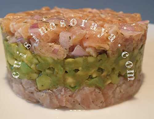 Tartare saumon avocat