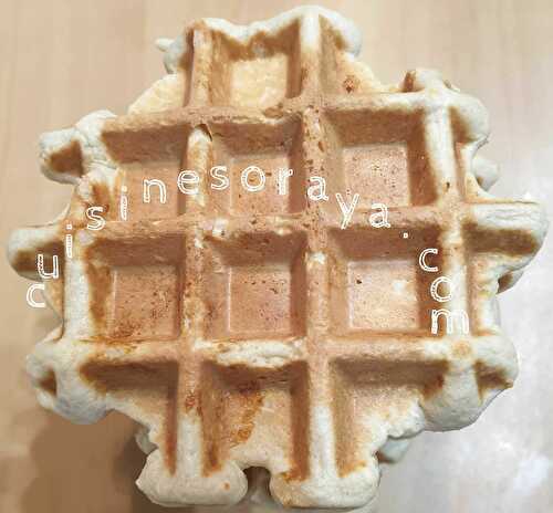 Gaufre à la compote