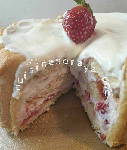 Charlotte aux fraises au fromage blanc (ou au skyr)