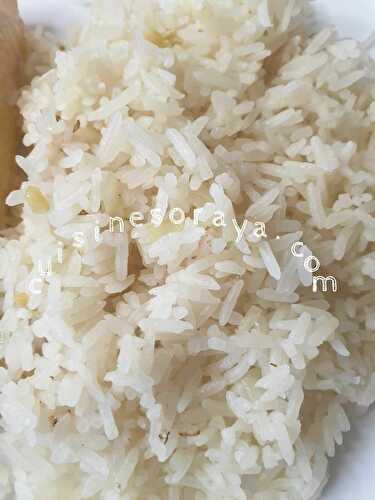 Riz thaï à l'asiatique