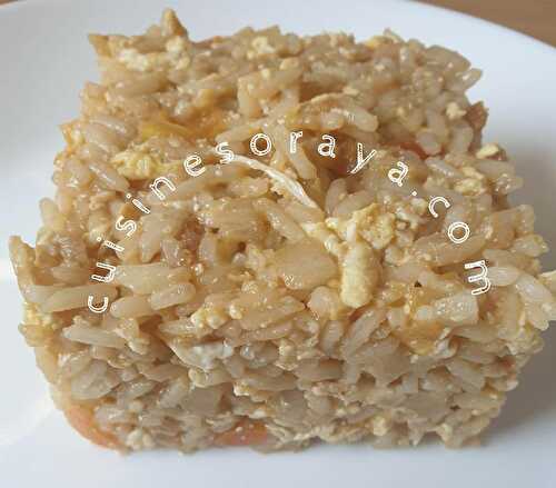 Riz sauté aux oeufs