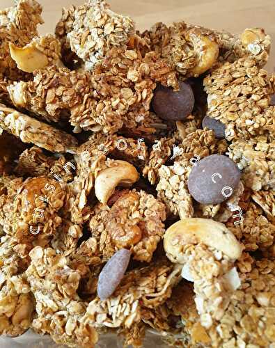 Granola aux noix de cajou et coco