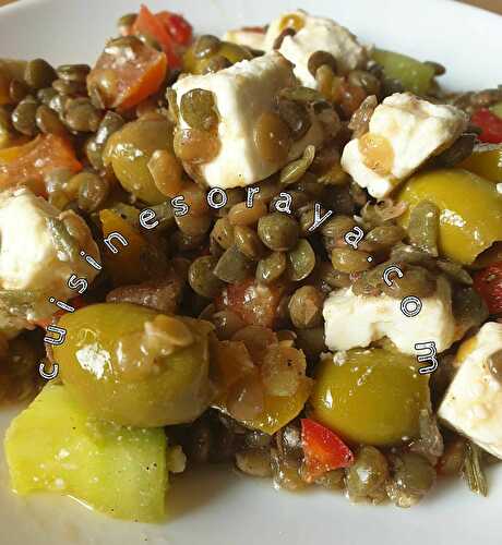 Salade de lentilles