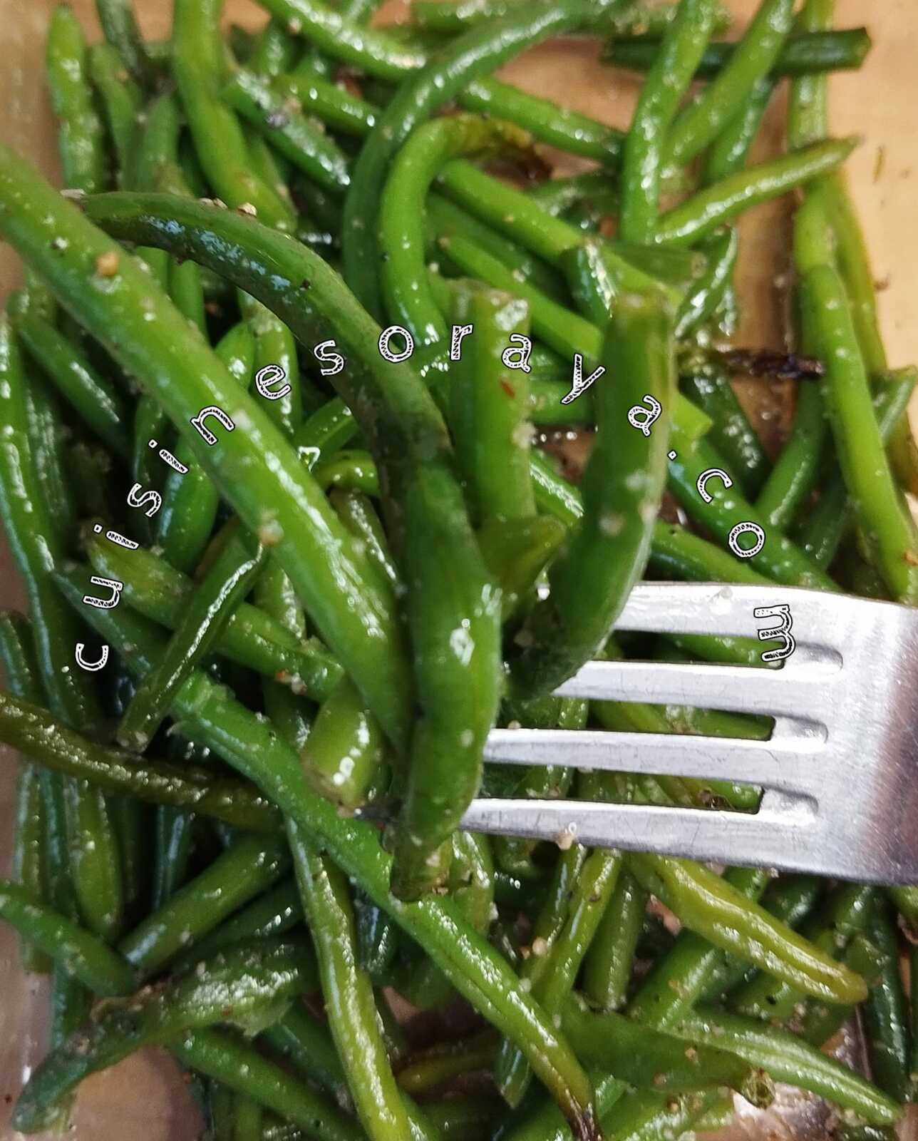 Haricots vert au four