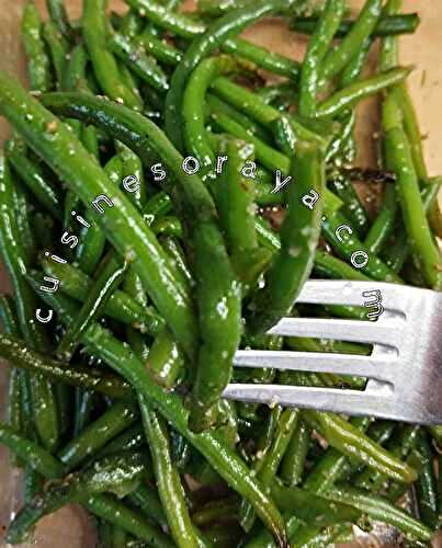 Haricots vert au four