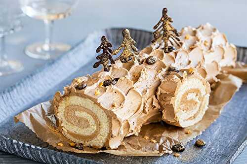 Bûche de Noël au moka