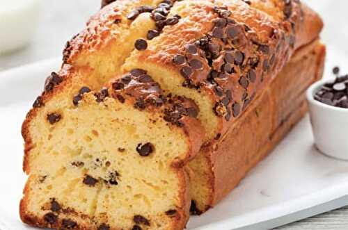 Cake au yaourt et pépites de chocolat