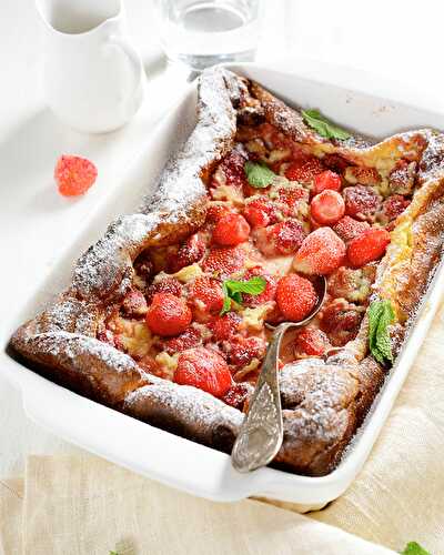 Clafoutis à la fraise